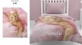 Narzuta na łóżko młodzieżowa 170X210 Kotek Princess