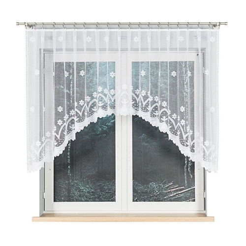 Firanka gotowa żakardowa FLORENTYNA 120x330cm biały