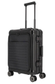 Walizka Next Kabinowa z  przednia Kieszenią 55cm S Aluminium Premium Czarna