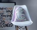 Poduszka Dekoracyjna Kształtka  Jednorożec Unicorn Oryginalna Przytulanka 