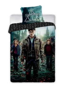 Pościel Młodzieżowa 140x200  Harry Potter Czarodziej 
