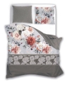 Pościel Satynowa 160x200 Pure Satin Kwiaty Kolorowe