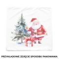 Poszewka Świąteczna Welurowa 40x40 MIKOŁAJ