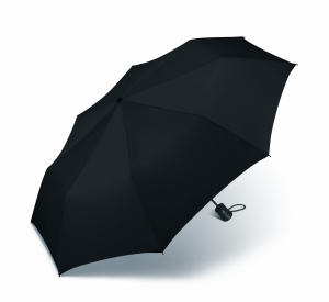 Parasol Happy Rain  Mini Czarny Automatycznie otwierany