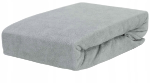 Prześcieradło FROTTE Z GUMKĄ 140x200 SZARY