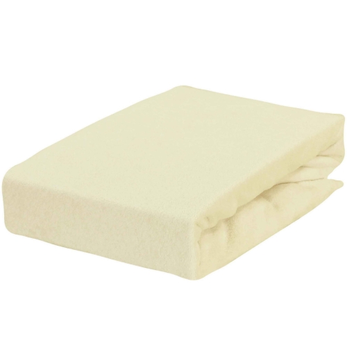 Prześcieradło FROTTE Z GUMKĄ 60x120 KREMOWE