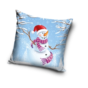 Poszewka Świąteczna 40x40 Bałwanek Świąteczny