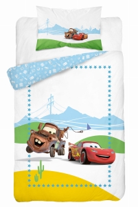 Pościel do łóżeczka bawełniana 100x135 Cars DISNEY  