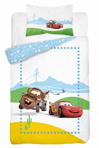Pościel do łóżeczka bawełniana 100x135 Cars DISNEY  