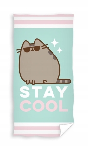 Ręcznik kąpielowy 70X140 PUSHEEN  STAY Kot w okularach