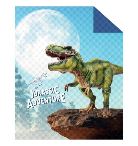 Narzuta na łóżko młodzieżowa 170x210 T-Rex Dinozaur