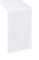  Biały bieżnik z Mereżką i koroną 60x120 Elegancki jak Len   