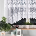 Firanka gotowa żakardowa KASJANA 320x160cm biały