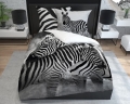 Pościel Bawełniana Zebra 160x200 Holland Natura 3817A