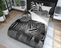 Pościel Bawełniana Zebra 160x200 Holland Natura 3817A
