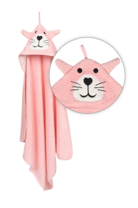 Kąpielowe okrycie niemowlęce 80x80 Jimmy Różowa Pantera