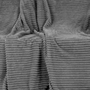 Koc Jednobarwny 150x200 DIUNA Szary miękki puszysty