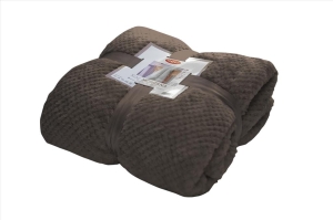  Koc Jednobarwny MONTANA 150x200 Brązowy