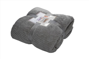 Koc Jednobarwny MONTANA 150x200 Szary