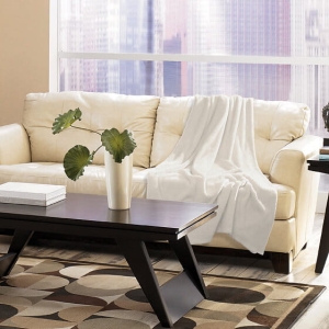 Koc Jednobarwny 150x200 Plain Beżowy/krem miękki puszysty