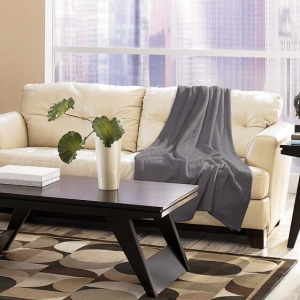  Koc Jednobarwny 150x200 Plain Szary miękki puszysty