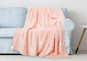 Koc z Mikrofibry SILVER 150x200 Łosowsiowy efekt Blasku