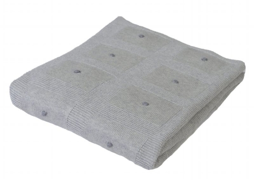  Kocyk bambusowy 80x100 ACCENT Szary Popielaty