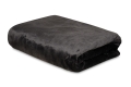 Kocyk Dziecięcy BONO 75x100 Gładki Miękki Puszysty Ciemny Antracyt/Czarny