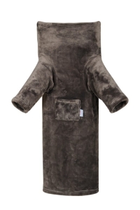 Kocyk Z Rękawami i Kieszonką 70x90 KANGOO MINI Grafitowy