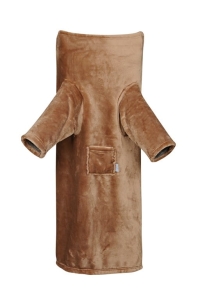 Kocyk Z Rękawami i Kieszonką 70x90 KANGOO MINI Brązowy