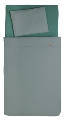 Komplet Pościeli 2 Częściowej 100x135 MUSLIN Zielony 