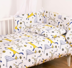 Komplet Pościeli Bawełnianej 3 Częściowej 100x135 TRENDY Kotki