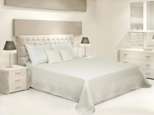 Narzuta Dekoracyjna 240x220 CARMEN Pikowana Plastry Miodu