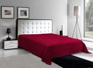 Narzuta Dekoracyjna 170x210 DIAMOND Czerwona Pikowana