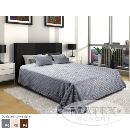Narzuta Dekoracyjna 220x210 LUXIMA Szara