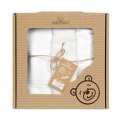 Pielucha 3 Pak W Pudełku 70x80 MUSLIN Biała