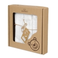 Pielucha 3 Pak W Pudełku 70x80 MUSLIN Biała