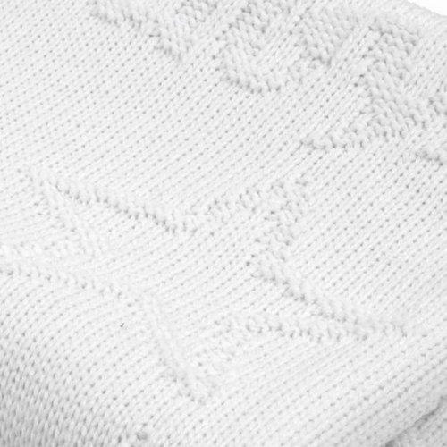 Pled Dziecięcy PLAID 75x100 BabyMatex Biały