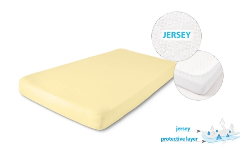 Podkład Higieniczny Prześcieradło Nieprzemakalne 70x140x10 JERSEY Żółte