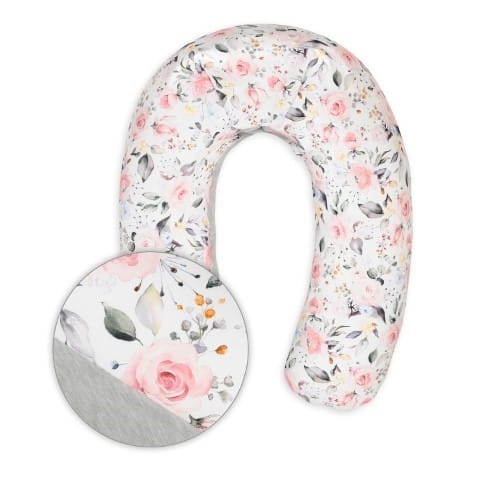  Poduszka Pozycjonująca RELAX Długa 190cm Dzianina Bawełniana Róże