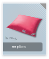 Poduszka puchowa 40x40 240g  Mr. Pillow Różowa