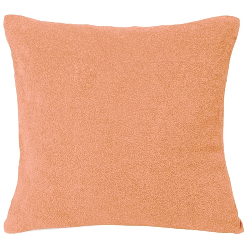 Poszewka 40x40 na Poduszkę Jasiek Frotte Łososiowa Beżowa