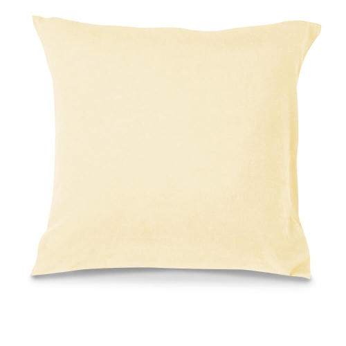 Poszewka Jersey na jasiek 40x40 na zamek Krem