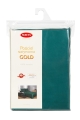 Pościel Satynowa Jednobarwna 140x200 KOLEKCJA GOLD Zielona + Poszewka 40x40