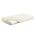  Prześcieradło Frotte z Gumką 110/120x190/200 PREMIUM Ecru
