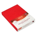 Prześcieradło Frotte z Gumką 110/120x190/200 PREMIUM Czerwone