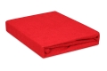 Prześcieradło Frotte z Gumką 110/120x190/200 PREMIUM Czerwone