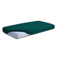 Prześcieradło Frotte z Gumką 110/120x190/200 PREMIUM Ciemnozielone