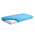  Prześcieradło Frotte z Gumką 110/120x190/200 PREMIUM Błękitne