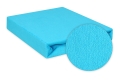  Prześcieradło Frotte z Gumką 110/120x190/200 PREMIUM Błękitne